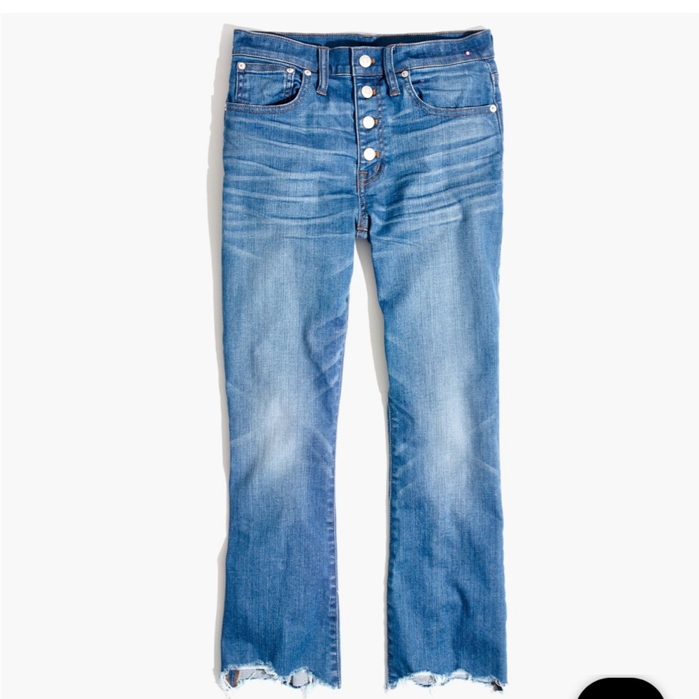 MADEWELL CALI-DEMI JEANS  BOOT CHEWED HEM
SIZE 27 EUC